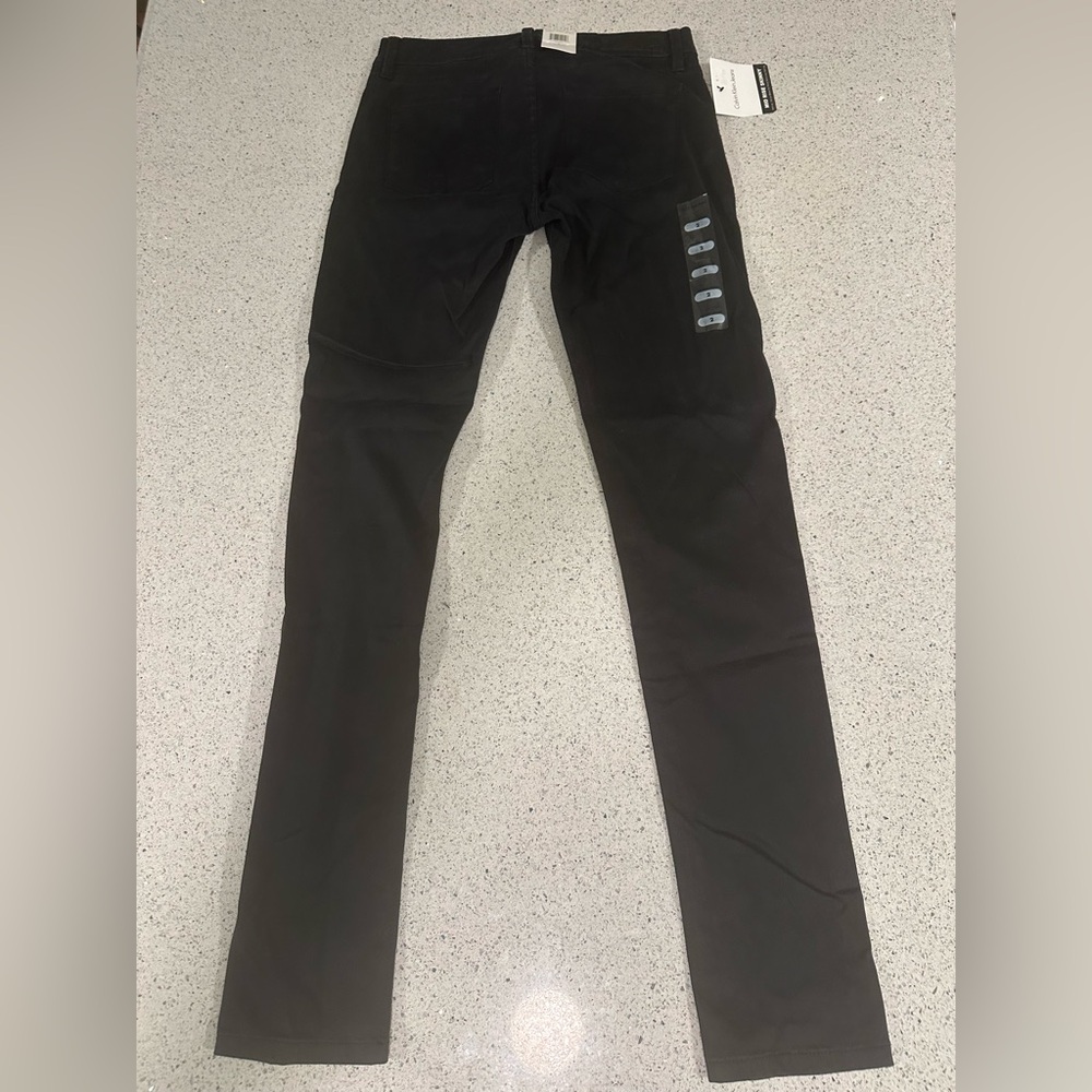 Calvin Klein Jeans Black Denim Mid Rise Skinny 2 NWT - Picture 9 of 9